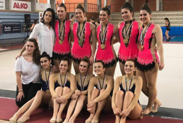 Uztai Taldea logra el campeonato y el subcampeonato de Euskadi de gimnasia rítmica