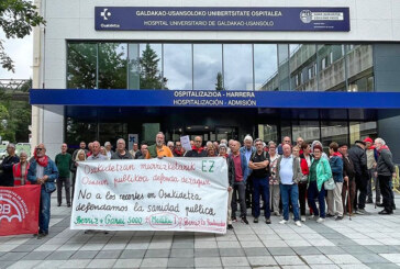 Pensionistas de Berriz anuncian más movilizaciones tras su reunión “infructuosa” con Osakidetza