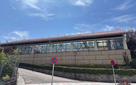 El polideportivo Berrizburu inicia la renovación integral de su cubierta
