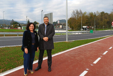 Concluyen las obras de mejora de la BI-4342 entre la rotonda de Boroa y la central térmica de Amorebieta