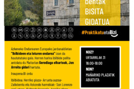 Bisita gidatua Mañarian: ‘Harrobiak, bidea eta bentak’