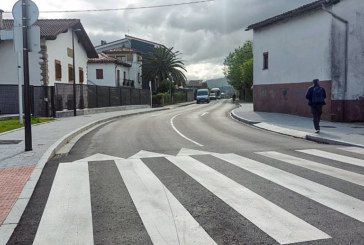 La conexión peatonal entre Durango y Traña-Matiena ya es continua en ambos lados de la carretera