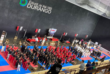 Más de 400 personas se reúnen en el Open de artes marciales del club Wadokan de Durango