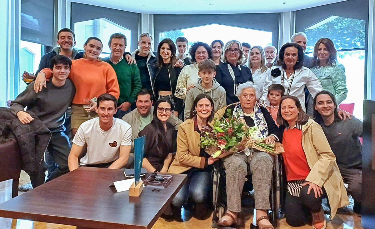 La durangarra Inés García Revuelta celebra su 100 cumpleaños