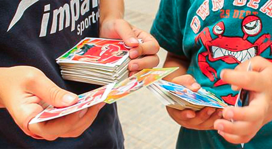 Convocan una quedada en Durango para intercambiar cromos de fútbol