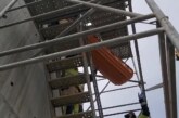 Complicado rescate en altura de un operario de las obras del TAV