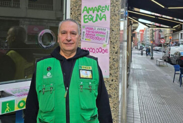 El Cuponazo de la ONCE vuelve a sonreír a Amorebieta al repartir 600.000 euros